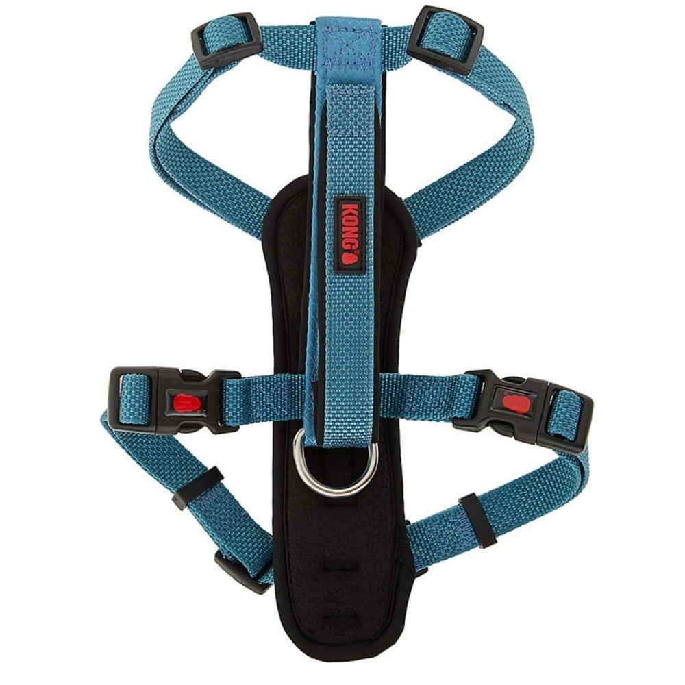 KONG Comfort Padded Dog Harness Large Blue